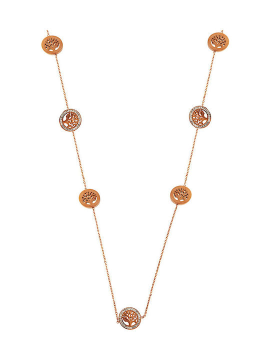 Baum des Lebens Halskette - Rose GOLD