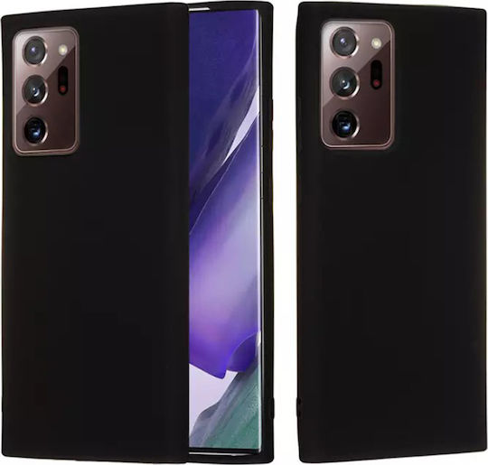 Sonique Liquid Umschlag Rückseite Silikon Schwarz (Galaxy Note 20 Ultra)