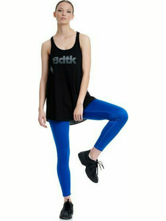 BodyTalk 1202-908506 Women's Long Training Legging High Waisted Blue