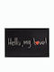 Sdim Entrance Mat Carpet with Anti-slip Backing 050 Black 50x75cm Thickness 8mm