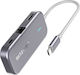 BlitzWolf BW-TH10 USB-C Docking Station with HDMI 4K PD Ethernet Gray