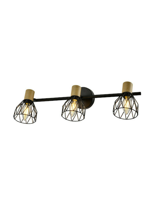 Hatzipantos Stores Vintage Wall Lamp with Socket E14 Gold Width 50cm