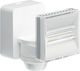 Hager Waterproof LED Flood Light 12W Natural White 4000K with Motion Sensor IP55