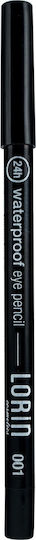 Lorin Eye Pencil Μαλακό Μολύβι Ματιών 001 Black