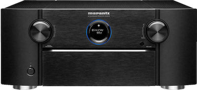 Marantz SR8015 Amplificator Home Cinema cu Radio 4K/8K 11.2 Canale 140W/8Ω 250W/6Ω cu HDR și Dolby Atmos Negru