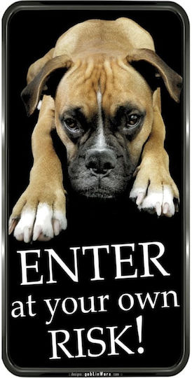 Ergo Warnschild Vorsicht Hund 15x31cm