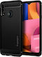Spigen Rugged Armor Back Cover Σιλικόνης 2mm Μαύρο (Galaxy A20s)