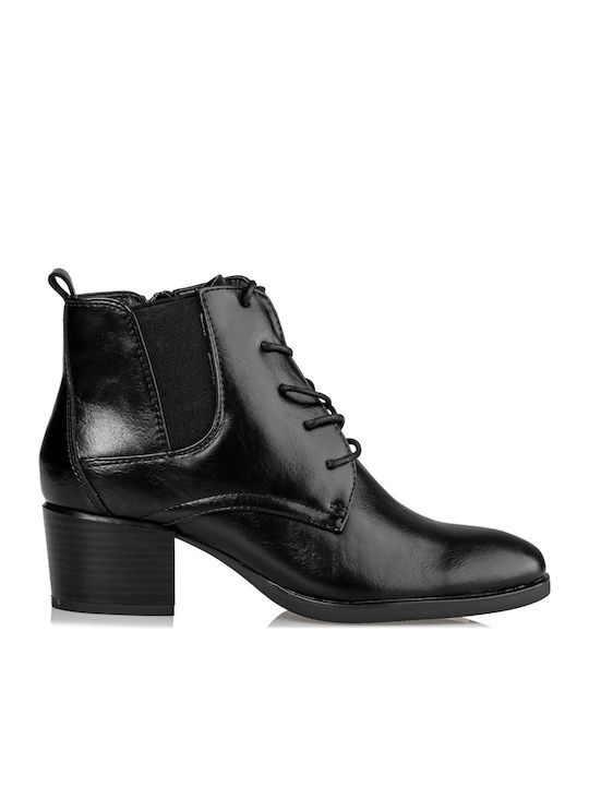 Envie Shoes Women's Ankle Boots with Medium Heel Black