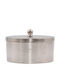 InTheBox Διακοσμητικό Κουτί Μεταλλικό Boite Ασήμι 14x14x10cm