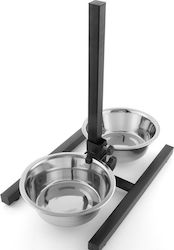 Pet Prior Edelstahl Schalen Futter & Wasser 2x 1.8lt