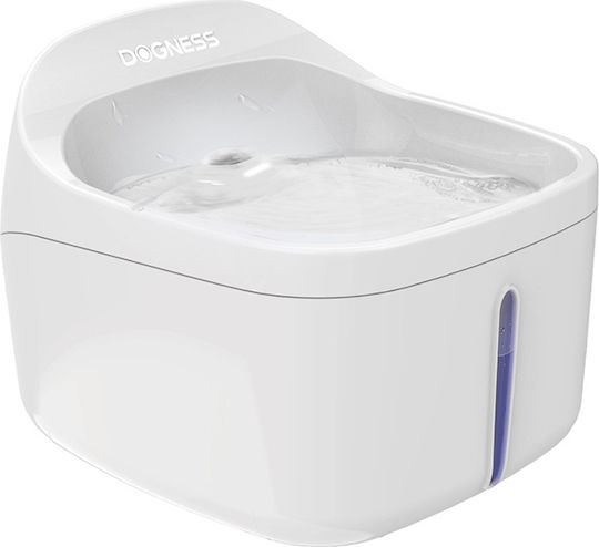 Dogness Waterer / Fountain for Dog 2lt in White Color