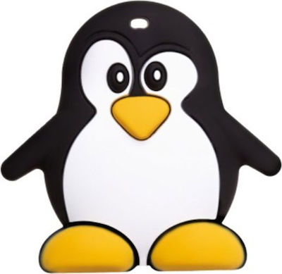 Akuku Penguin Teether made of Silicone for 3 m+ 1pcs