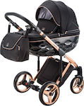 Adamex Chantal Special Edition 2 in 1 Adjustable 2 in 1 Baby Stroller Suitable for Newborn Black