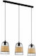 Eglo Anwick Pendant Light Three-Light Rail for Socket E27 Black