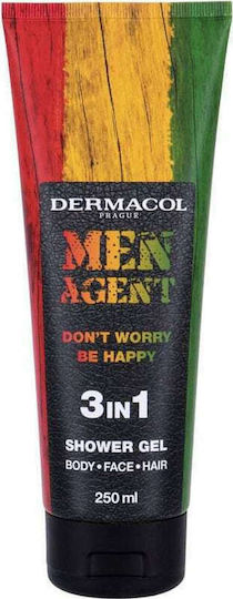 Dermacol Men Agent Don´t Worry Be Happy Αφρόλουτρο σε Gel για Άνδρες & Άρωμα Εσπεριδοειδή 250ml