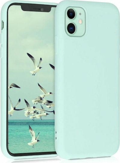 KWmobile Rubberized TPU Задна корица Силикон Зелен (iPhone 11)