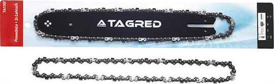 Tagred TA1107 Set Lame De Drujbă Și Lanț 35cm (14") Cu Pas 3/8", Grosimea Ghidurilor .050"-1.3mm Și Număr De Conducători 50E