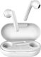 Yenkee YHP 01BT WE Earbud Bluetooth хендсфри Слушалки с Кутийка за Зареждане Бял