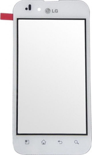 LG Mecanism de Atingere Optimus Black P970 Fără pentru (Alb)