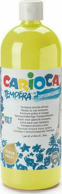 Carioca Tempera Tempera Farben Lemon Yellow in Flasche 1000ml 1Stück