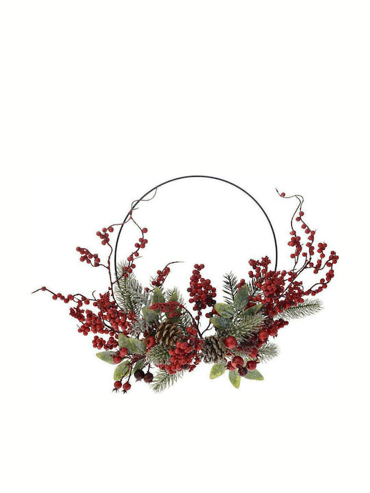 Iliadis Christmas Metal Decorative Wreath 30cm