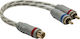 Earthquake Cable RCA female - RCA male 0.2m MTRCA-Y2M