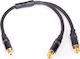 Master Audio Cable RCA male - RCA female 0.3m RCA099