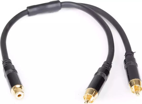 Master Audio Cable RCA male - RCA female 0.3m RCA099