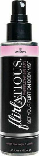 Sensuva Flirtatious Parfum cu Feromoni în Spray cu Parfum Vanilie 125ml