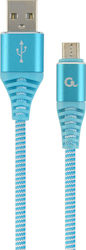 Gembird CC-USB2B-AMMBM-1M-VW Regular USB 2.0 in Micro USB 1m Blue