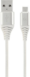 Gembird CC-USB2B-AMMBM-2M-BW2 Regular USB 2.0 to Micro USB 2m White