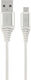Gembird 2m Regular USB 2.0 to micro USB Cable White (CC-USB2B-AMMBM-2M-BW2)