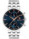 Gant Park Hill Day-Date II Men's Watch 41.5mm Chronograph Battery with Silver Metal Bracelet