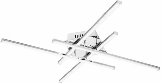 Vivalux Vector Ceiling Mount Light 50cm White with Integrated LED