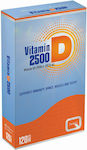 Quest Vitamin D3 Vitamin für das Immunsystem 2500iu 120 Registerkarten