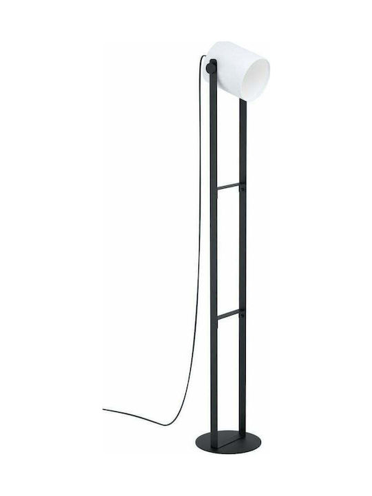 Eglo Hornwood 1 Stehlampe H139.5xB21.5cm. mit Fassung für Lampe E27 Schwarz