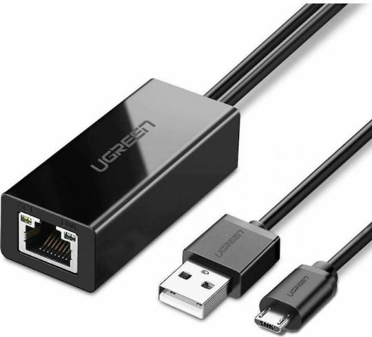Ugreen 30985 USB Адаптер За Мрежа С Проводна Връзка Ethernet