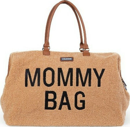 Childhome Shoulder/Hand Diaper Bag Mommy Teddy Beige 55x30x40cm.