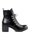 Envie Shoes Damen Knöchelstiefel Schwarz