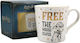 Half Moon Bay Dobby - Free The House Elves Κούπα Κεραμική Λευκή 325ml
