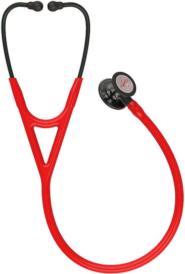 3M Littmann Cardiology IV Кардиологичен Стетоскоп Непрекъснато с Двоен Конус Червен