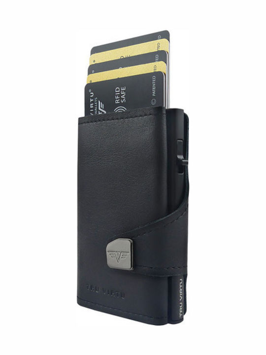 Tru Virtu & Slide Pocket Coin Nappa Δερμάτινο Α...
