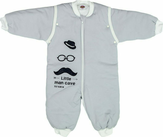 Tender Winter Babysack mit abnehmbaren Ärmeln Grau Tender Winter Babysack mit abnehmbaren Ärmeln Grau