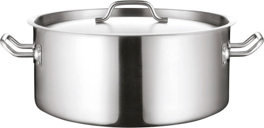 GTSA Stainless Dutch Oven Capacity 9.5lt with Diameter 32cm and Height 12cm.