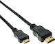 InLine HDMI 1.4 High Speed 1080p 120Hz Cable HDMI Male - Micro HDMI Male 2m Black