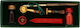 Francesco Rubinato Set Calligraphy Pen Brown Wooden with Blue Ink