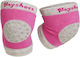 Playshoes Knieschoner für Babies aus Stoff in Rosa Farbe 2Stück