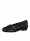 Jana Anatomic Synthetic Leather Ballerinas Black