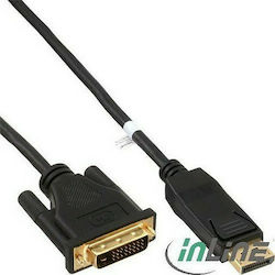 InLine Cable DVI-D male - DisplayPort male 2m (17112)
