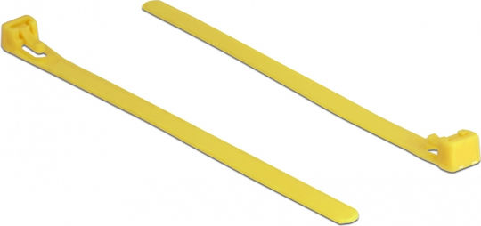 DeLock Δεματικά Καλωδίων Πλαστικά 150mmx7.5mm σε Κίτρινο χρώμα (100τμχ) (18760)